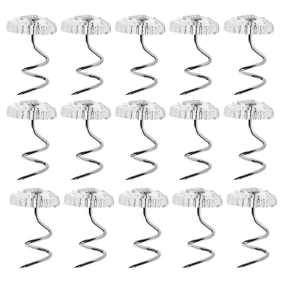 Upholstery Pins Transparent Fastener with 40Pcs Pack