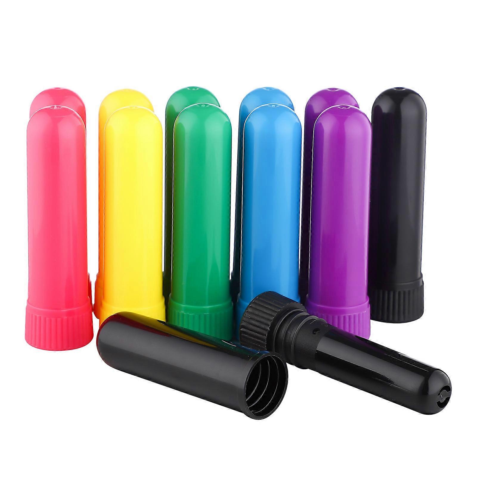 Essential Oil Tubes Plastic for Aromatherapy 1Set with Cotton Wicks