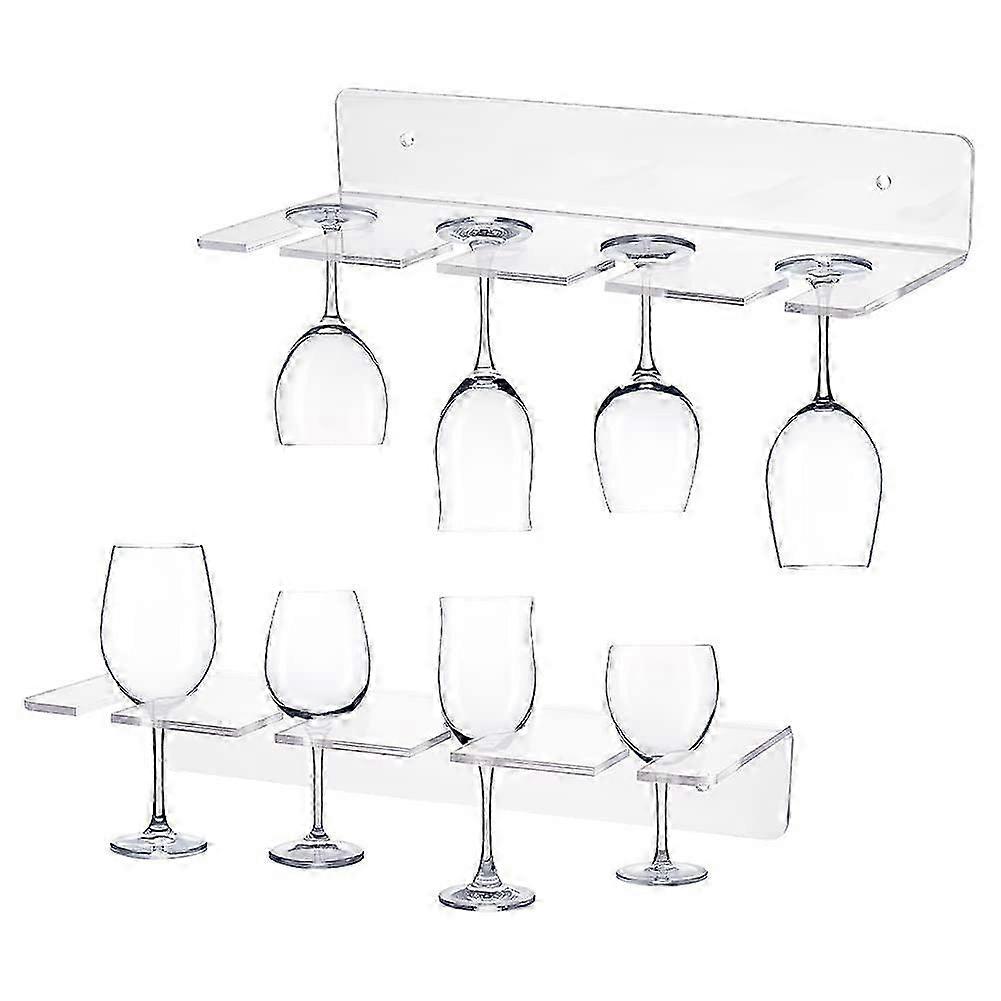 2026 2 Pack Clear Acrylic Glass Holders