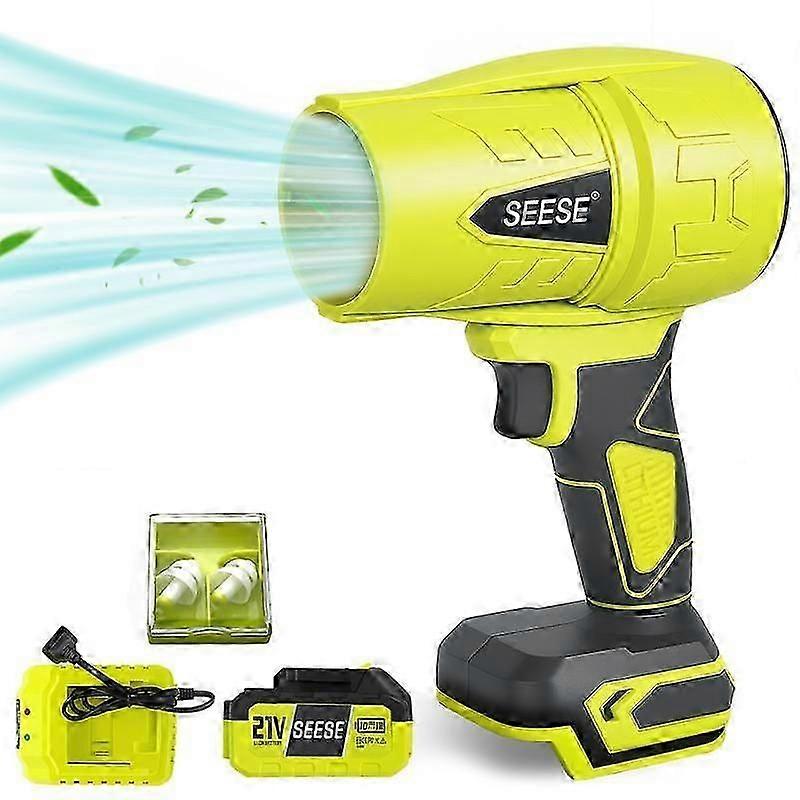 SEESE Langaton Turbo-Suutinpuhallin, Lehtipuhallin, Voimakas Turbo-Puhallin, Harjaton Puhdas Kuparimoottori, Auton Kuivaus Pesun Jälki, Kädessä Pitävä Lumilinko, Cor