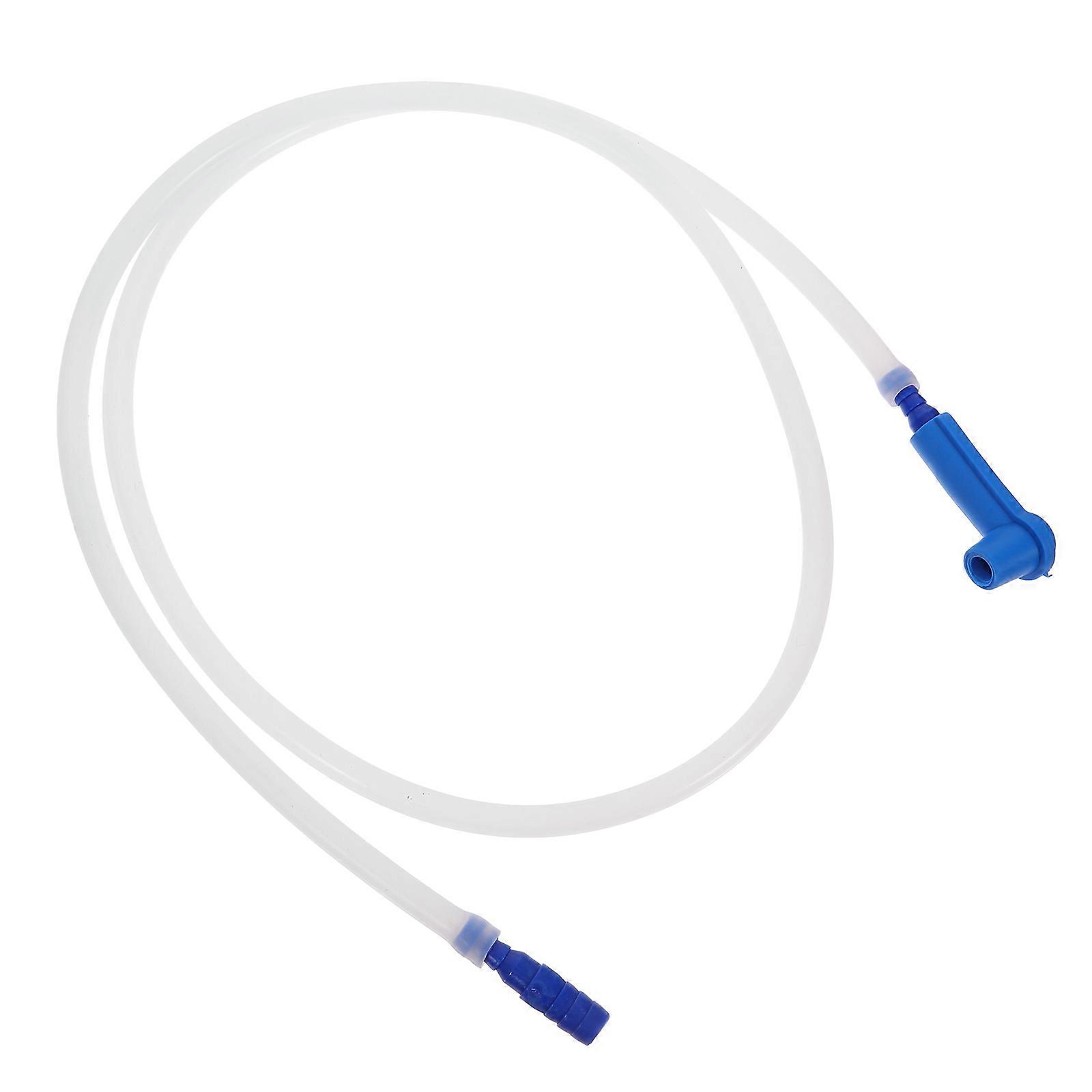 Car Brake Bleeder Hose Braking System Repair Tool 4Pcs Blue Kit