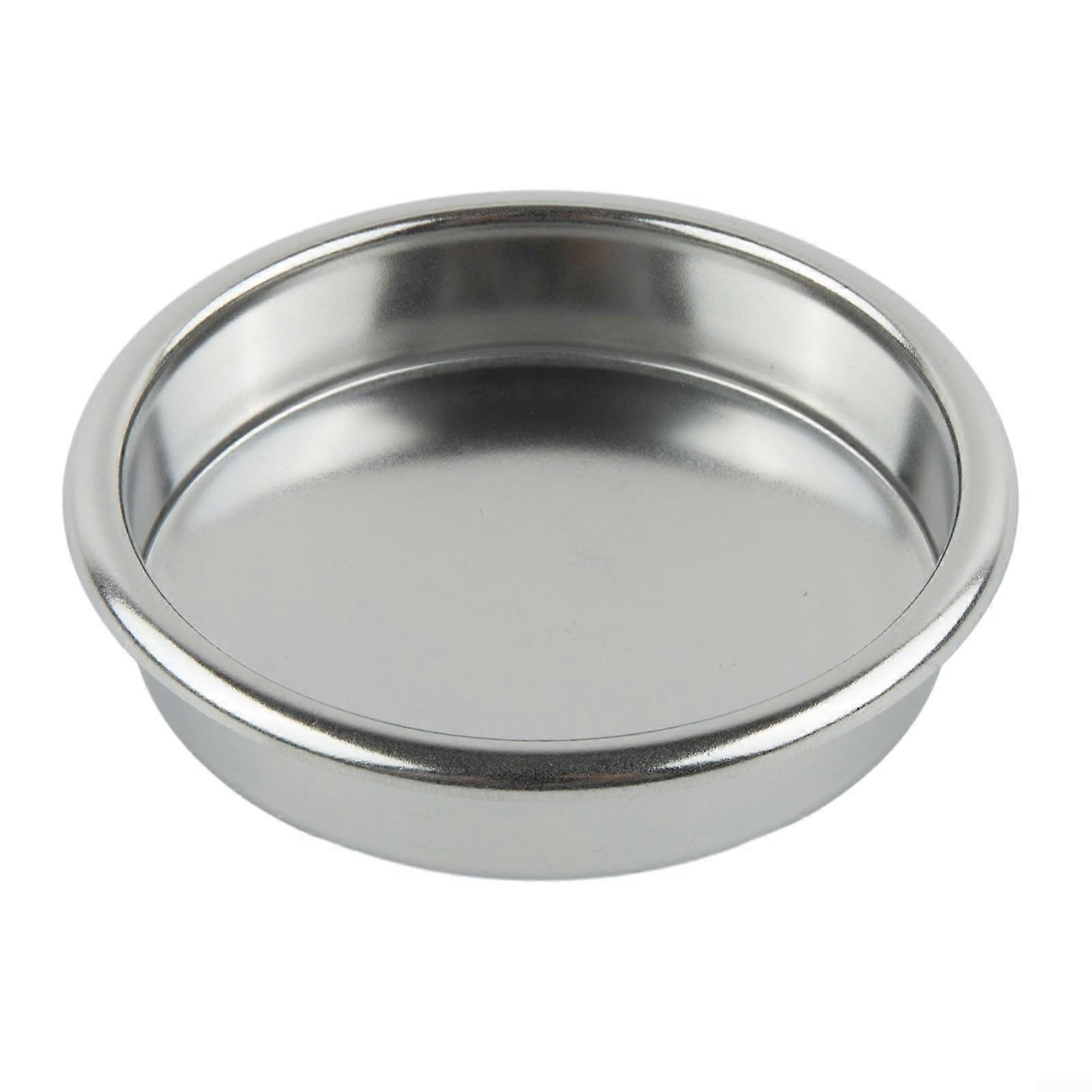 58mm Stainless Steel Blind Filter Basket for Espresso Machine Backflush Cleaning, Precise Fit