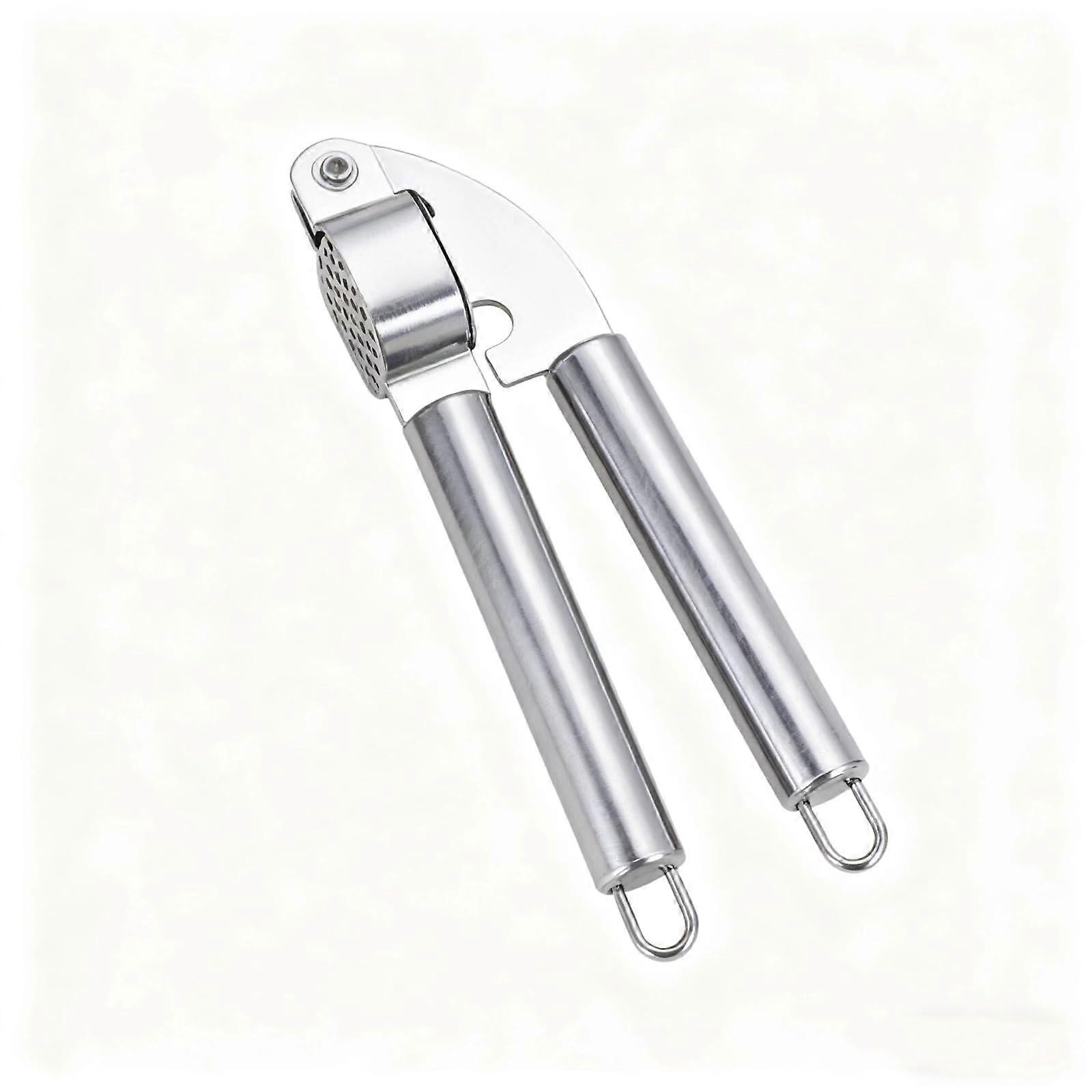 Stainless Steel Garlic Press Crusher  Ergonomic Easy Press, OneSecond Paste, Easy Clean