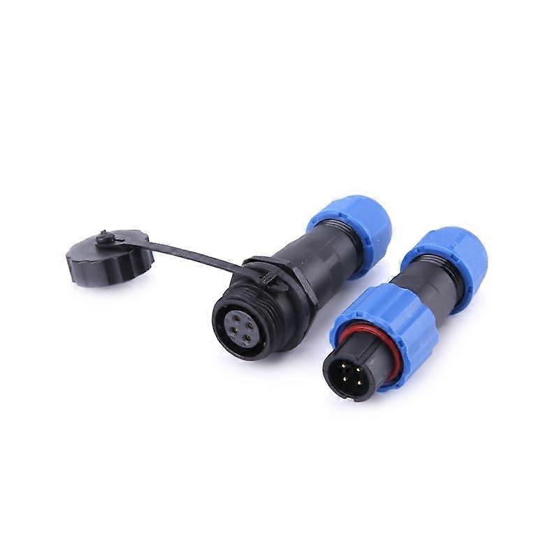 SP13 IP68 Waterproof Connector Socket Panel Mount, 19 Pin MultiPin Cable Docking for Outdoor Use