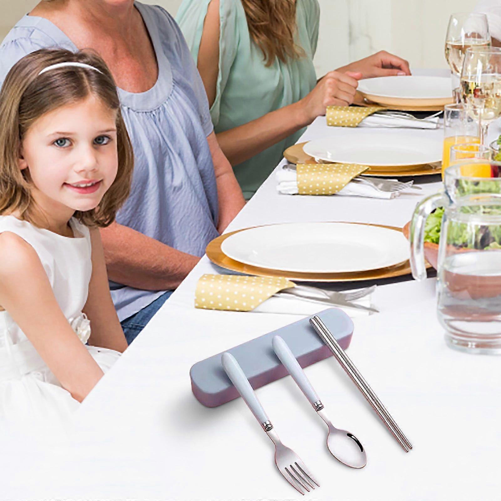 Kitchen Gadgets, Portable Children's Fork Spoon Spoon Fork Stainless