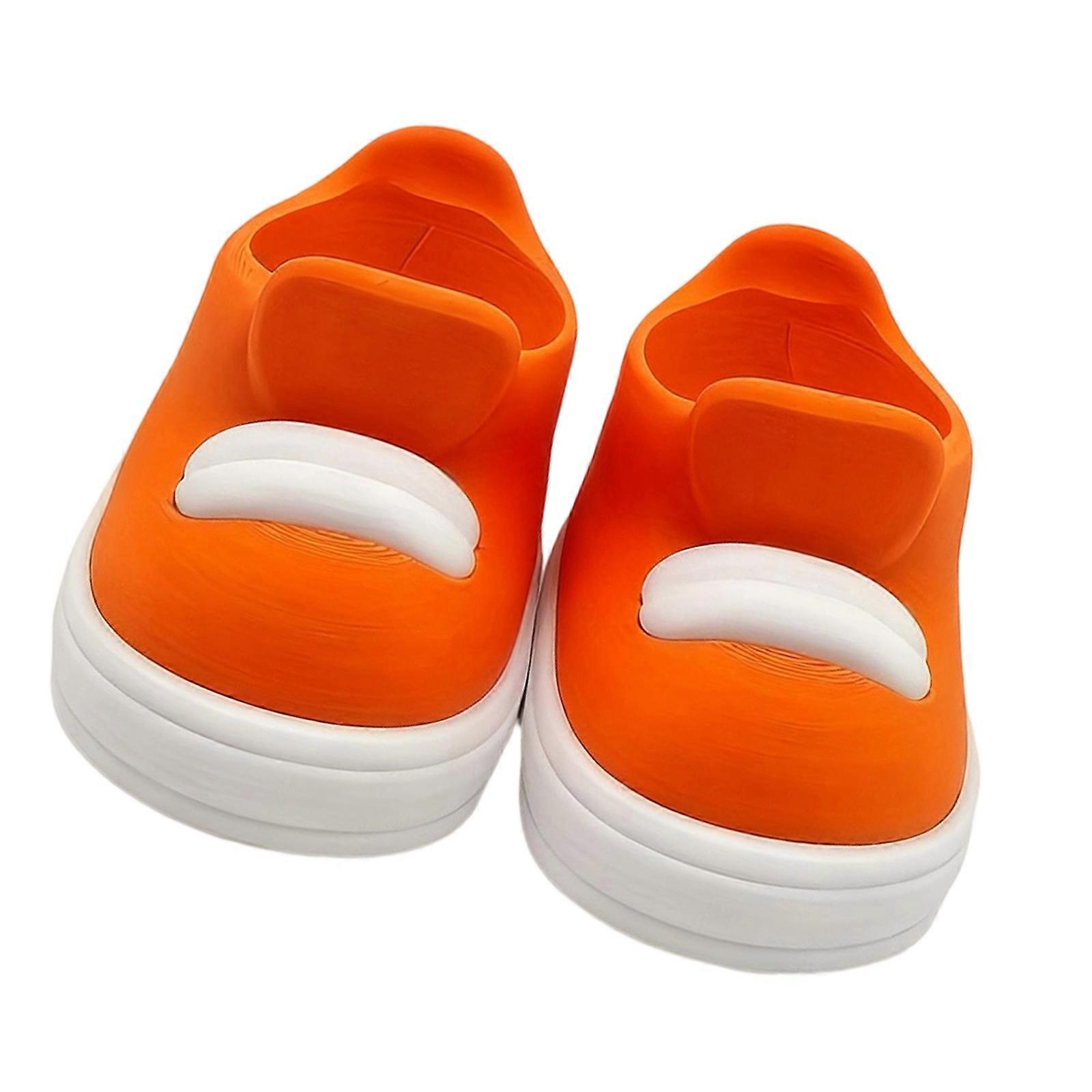 Plastic Shoe Designed Controller Stands For Multiple Model Gamepad Organized Setup And Style Desktop Holder  Orange