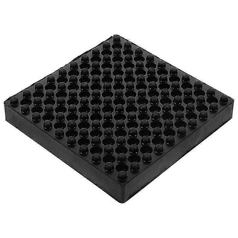 Rubber floor protector pad for treadmill shock absorption 10x10x1.7cm