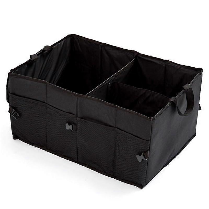 Waterproof Car Boot Organiser for Seat Exeo with NonSlip Bottom, Foldable MultiCompartment Storage Box