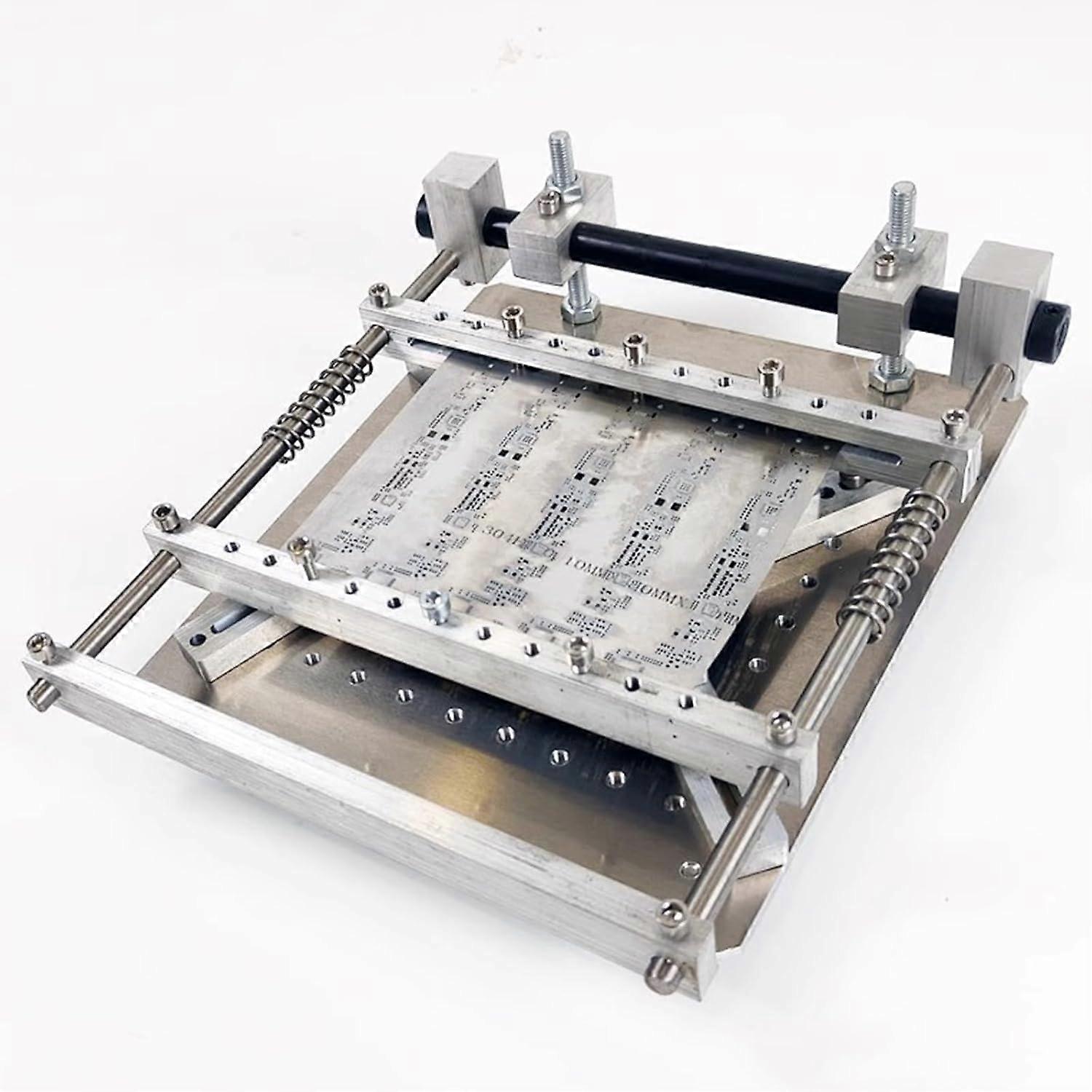 PCB Solder Paste Printer with Adjustable Frame, Non Slip Base, CNC Platform for Precision PCB Prototyping
