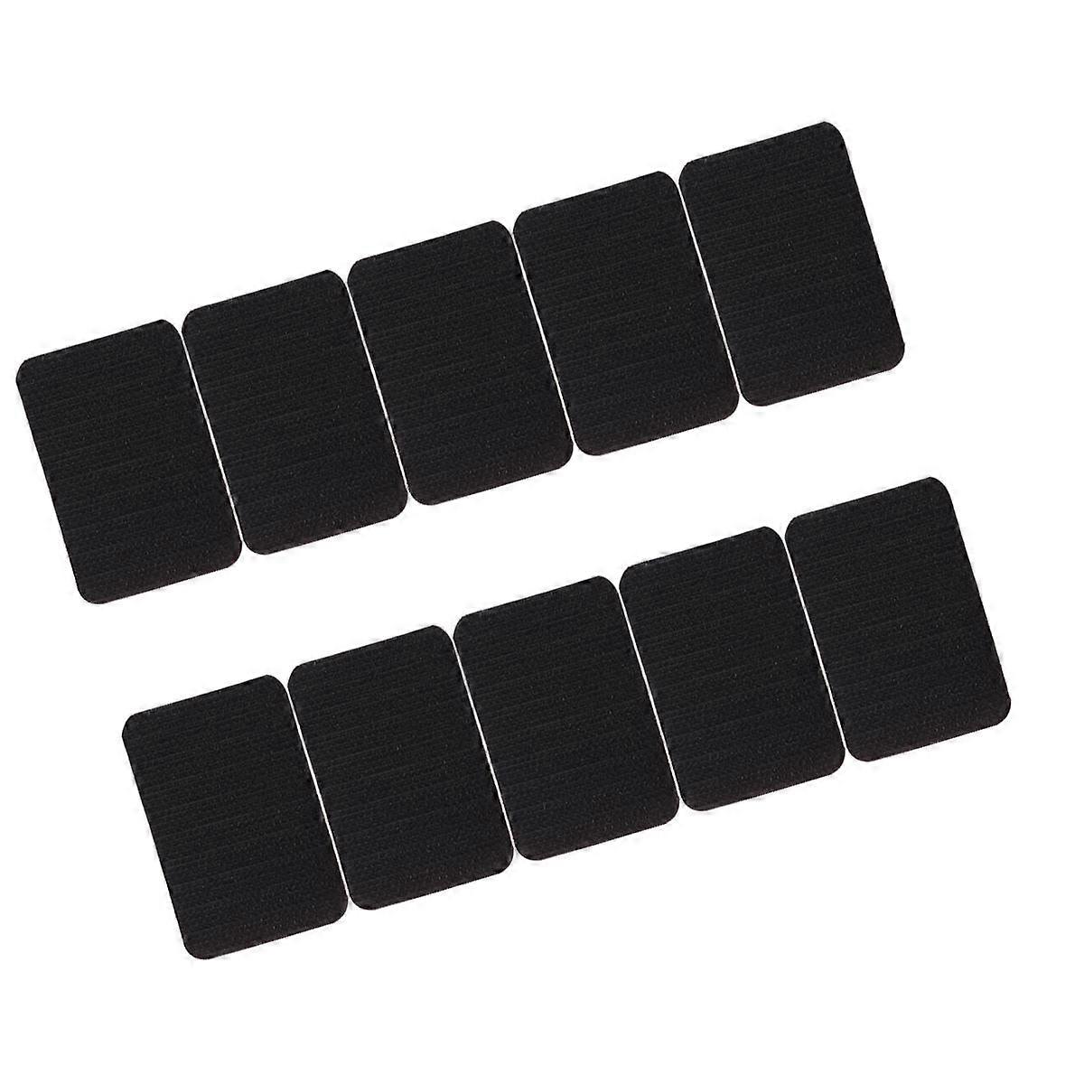 Black Rectangular Sofa Sticker for Home Use Double-Sided Self-Adhesive 40Pcs