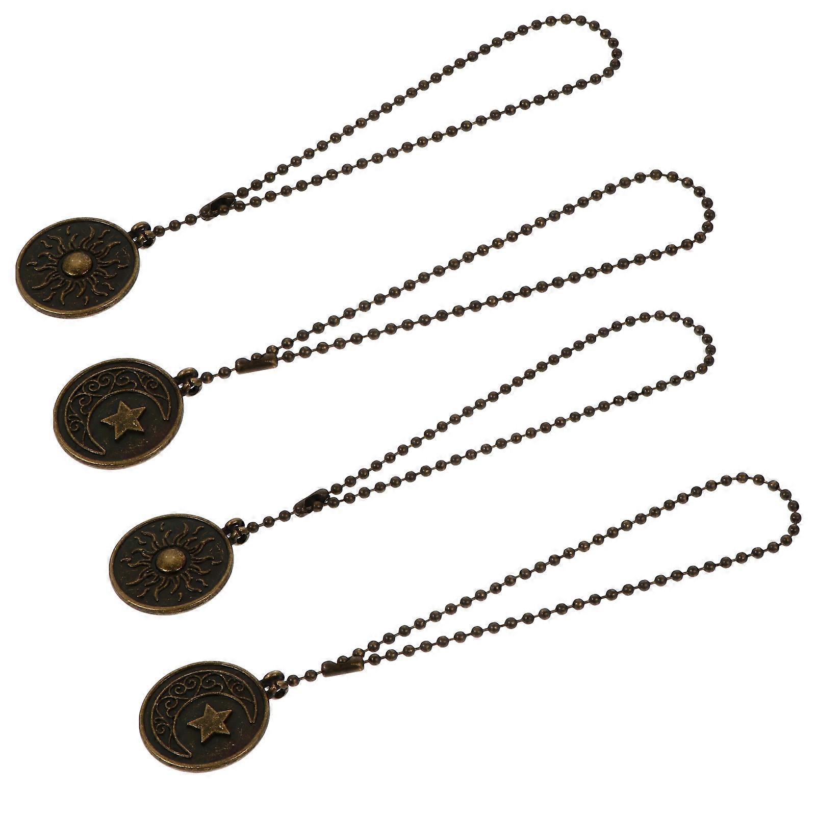 Ceiling Light Pull Chain Metal Pendant Extension Handle 8Pcs for Decor