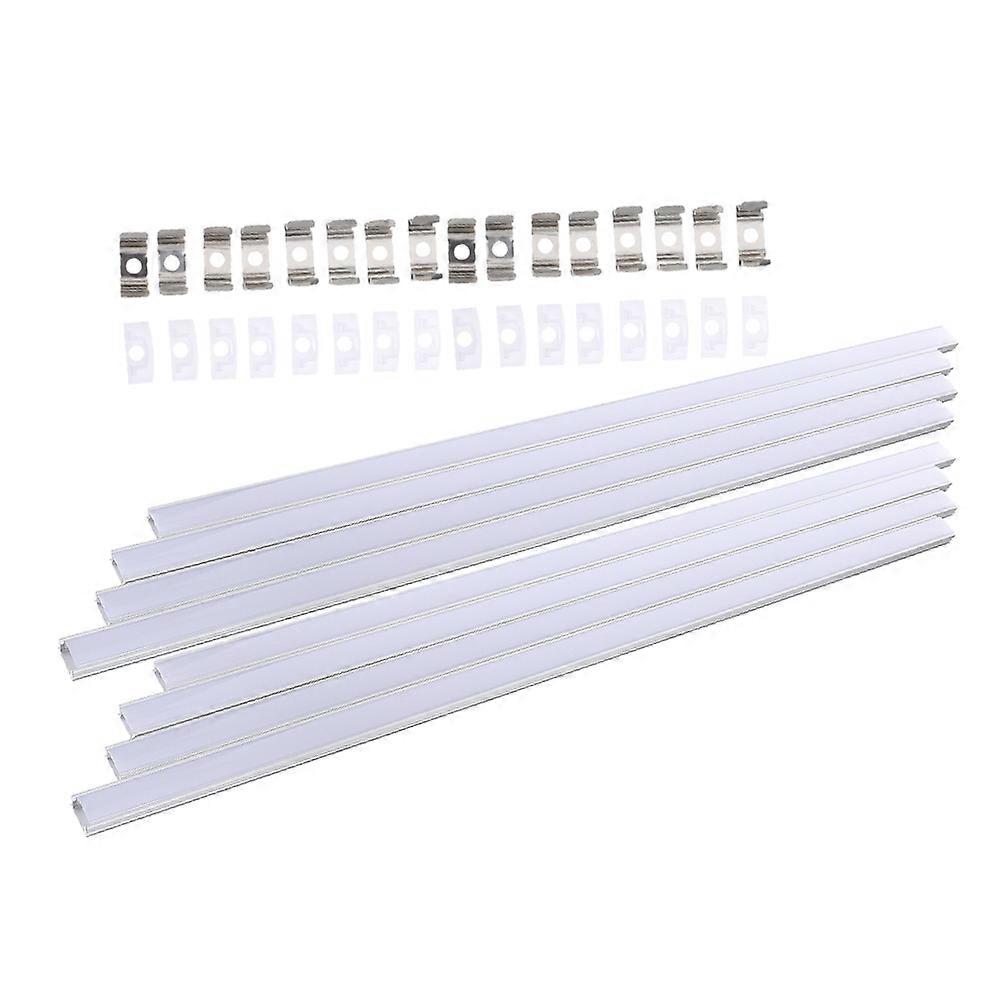 LED Diffuser Channel Aluminum Housing for Protection 16Sets U Shape Kit