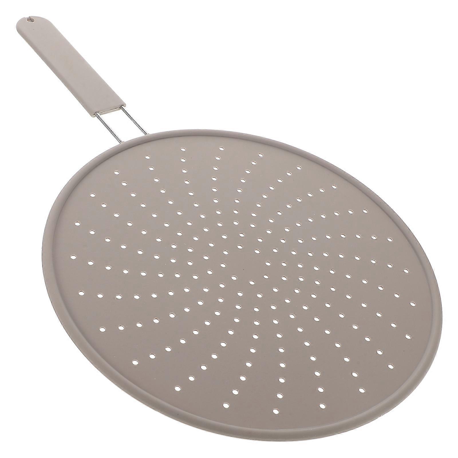 Frying Pan Silicone Splatter Screen Grease Guard Oil Splash Protector