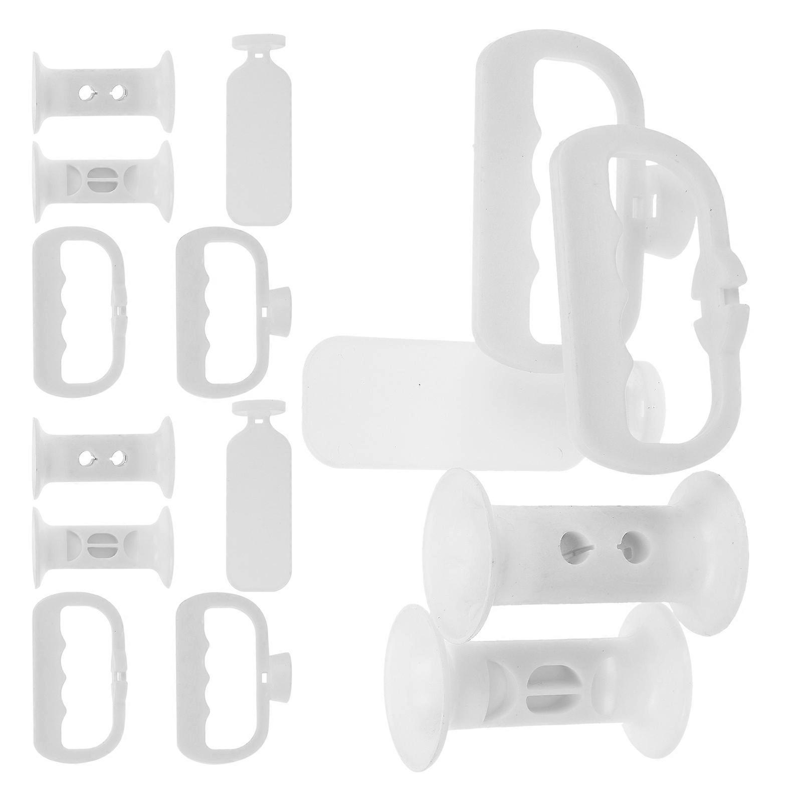 50Pcs Cheerleading Pom Poms Plastic Handles for Team