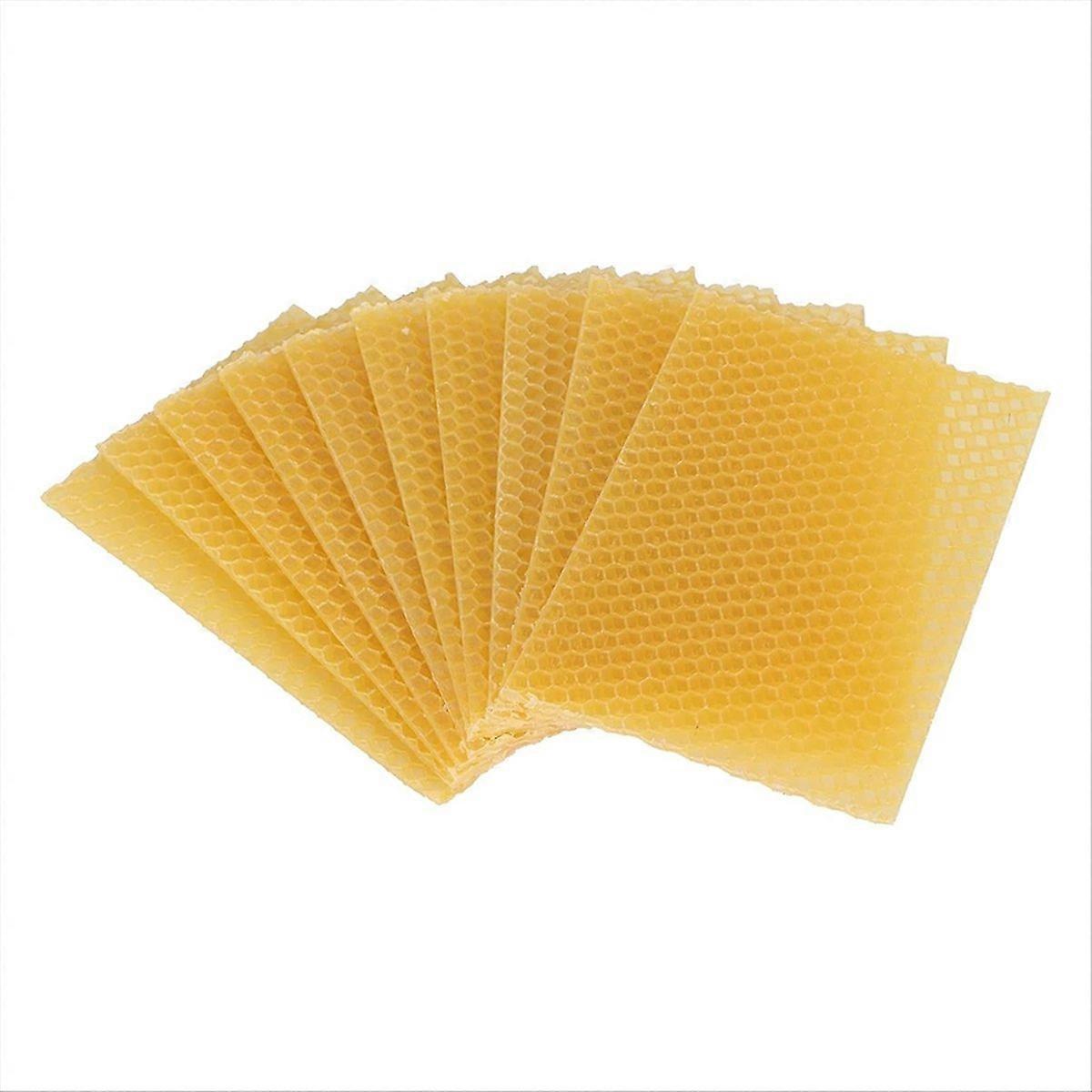Beeswax Sheets 10Pcs Beeswax Foundation Sheets Wax Foundation