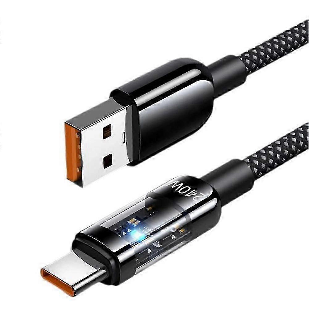 240W USB Type C Cable Fast Charging Cable For Laptop Table