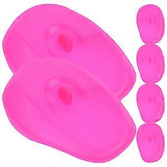 Hair Dyeing Ear Covers Silicone for Hairdressing with 12Pcs Protection