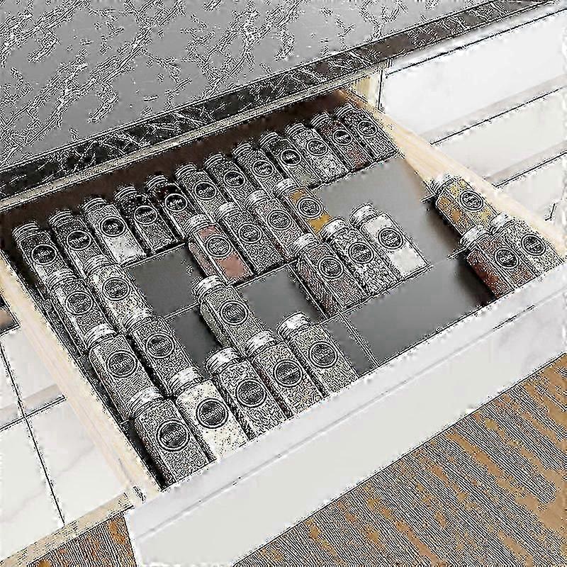 Expandable Spice Drawer Organizer Kitchen Cabinets Drawer, Adjustable 2025