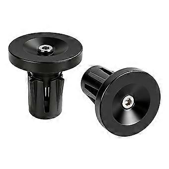 Road Bike Handlebar Handlebar End Plugs Aluminum Alloy Handle Plug Bicycles Grip Handlebar End Cap Bike Accessories Multicolor