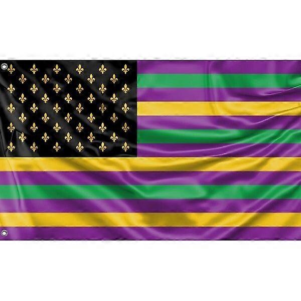 Bandeira do Mardi Gras EUA A2354