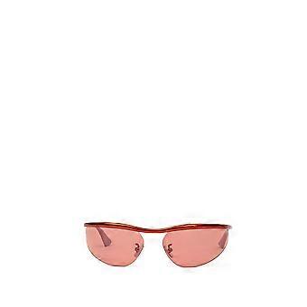 Okulary przeciwsłoneczne Bottega Veneta Orange Metal Sporty Mirrored