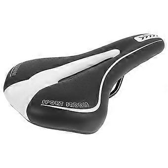 1pc Pratique Selle De Vélo Absorbant Siège De Vélo Selle Pliant Coussin De Siège De Vélo Portable Selle De Vélo Noir et Blanc