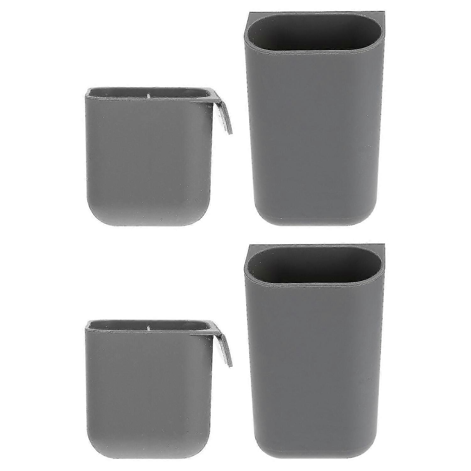 10pcs Delicate Self-adhesive Pen Storage Container Multifunction Pen Container