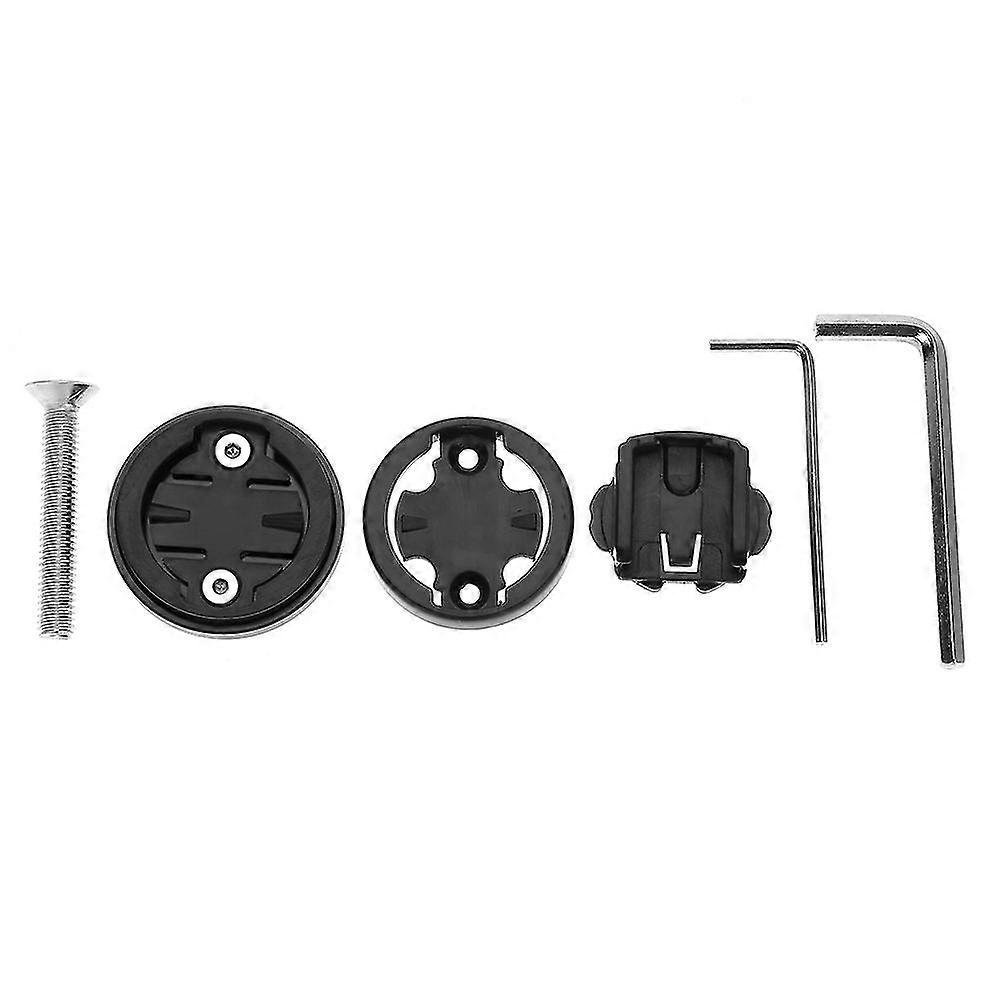 Mounting bracket compatible with Garmin/Bryton/Cateye computer stopwatch (black)