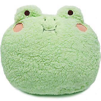 Frog Plush Pillow, Super Soft Frog Stuffed Animal, Adorable Plush Frog Cuddle Cushion Pillow for Kids