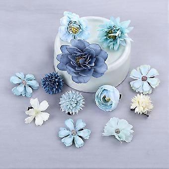 Conjunto de 1 presilha de cabelo com flores para festa, casamento, noiva e dançarina - Acessórios de cabelo vintage para mulheres - Estilo 3