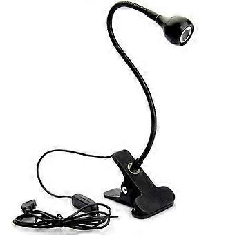 Lampa ultrafioletowa LED z 4 ściemnialnymi jasnościami, elastyczna lampa z gęsią szyjką, zasilana przez USB, lampa UV do utwardzania żelu do farb fluorescencyjnych, lampa biurkowa LED, zacisk