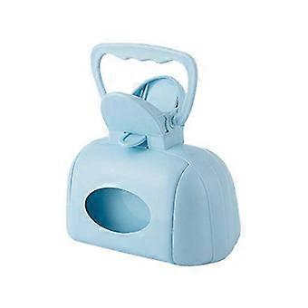 Portable Dog Pooper Scooper Bag Style Pet Waste Tool Blue