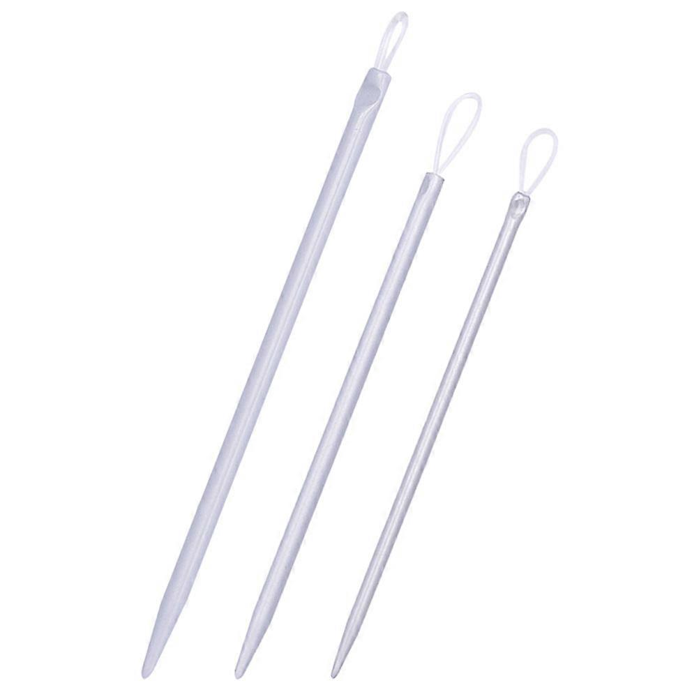 Wool Threader Set Plastic Needles for Home Sewing 3Pcs Kit
