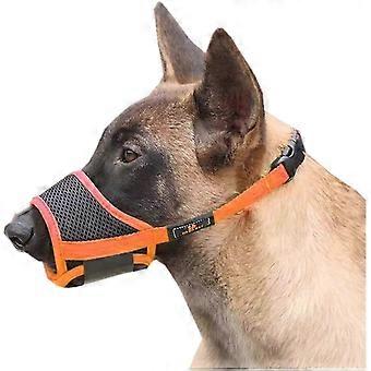 New Dog Muzzle Nylon Soft Muzzle Anti-biting Barking Securemesh Breathable Pets Muzzle For Small Medium Large Dogs 4 Colors 5 Sizes