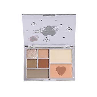 Cool Toned Nude Eyeshadow Palette with 7  Pigmented Shades, Travel Friendly Everyday Makeup Kit