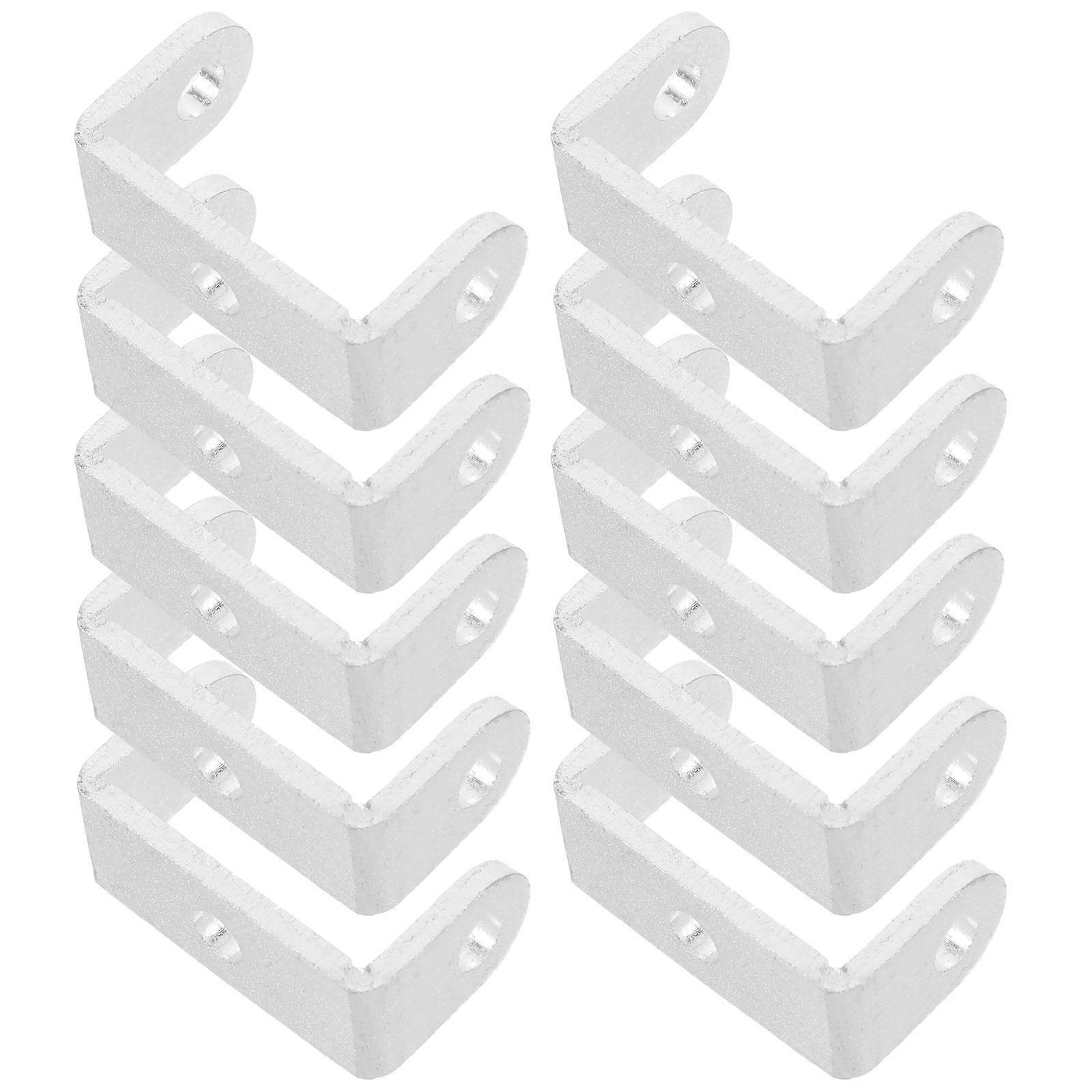 10pcs U Brackets Panels Mounting Bracket Thickness Fasteners Door Barricade Brackets