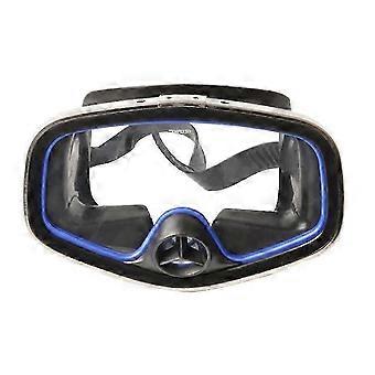 Yon Sub Scuba Diving Classique Plongée Libre Une Fenêtre Silicone Masque Purgé Nez Noir Valve Grand Cadre Adulte Masque De Plongée