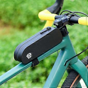 RZAHUAHU 1647 0,8L Cykelöverrörsväska Vattentät TPU-ramväska för cykel