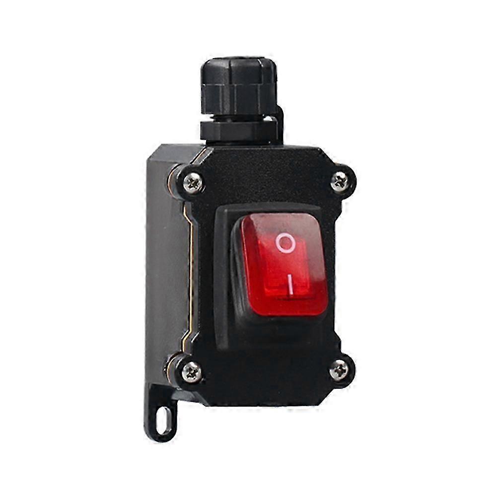 IP68 Waterproof Boat Rocker Switch 220V 30A Waterproof Switch with LED Light Power Button on/OFF
