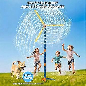 360 Pinwheel Sprinkler 3 Blader, den ultimate utendørs vannmoroen for barn og kjæledyr