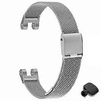Til Garmin Lily Metal Ur Rem Milanese Mesh Håndledsrem Udskiftning med Værktøj - Rose Guld