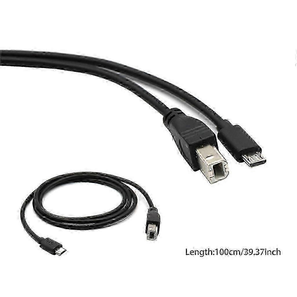 usb b to micro usb printer cable