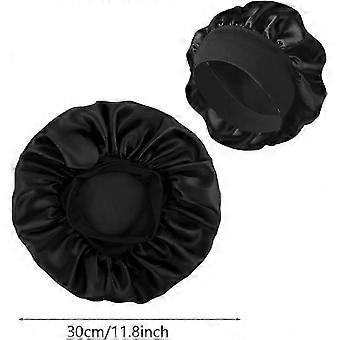 3 Pcs Silk Bonnet, Satin Hair Bonnet compatible with Sleeping with Wide Elastic Band Satin Sleep Cap compatible with Women Girls