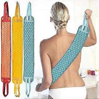 3pcs Exfoliating Back Scrubber for Shower, Double-Sided Back Scrub Washcloth with Handles for Use in Shower, Body Exfoliator Bath Tool