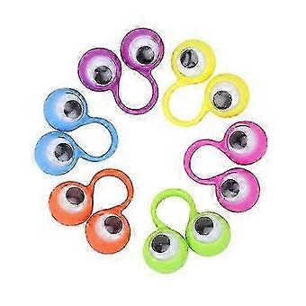 50 Pcs Large Eyes Plastic Finger Puppets, Educational Toys for Kids, Party Favors, Children Gifts,z
