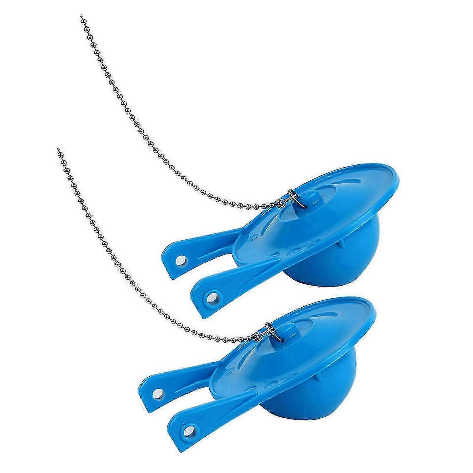 2Pcs Durable PVC Toilet Flapper Set