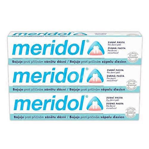 Meridol Tripack Toothpaste (3 pcs) - Toothpaste against gingivitis 75ml