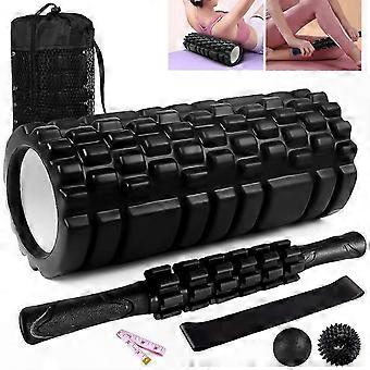 6-in-1 Foam Roller for Massage, Fitness, and Recovery Exercises