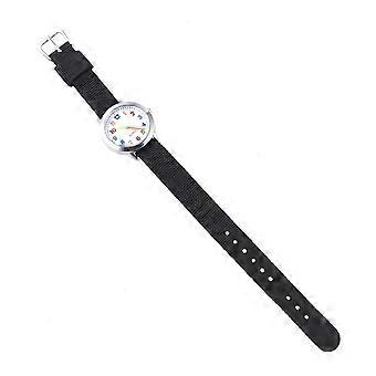 Kids Watch Cartoon Sports Watch for Wrist Use with Nylon Strap Black