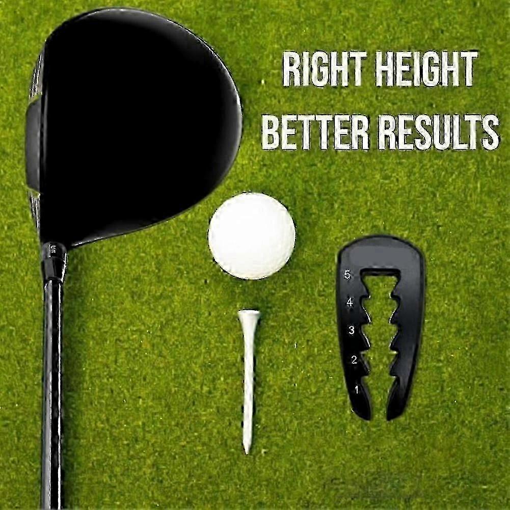Ball HeightRight Adjustable Golf Tee Height Tool - Precision Tee Height Setter compatible with Consistent Swing Golf Training ZAT